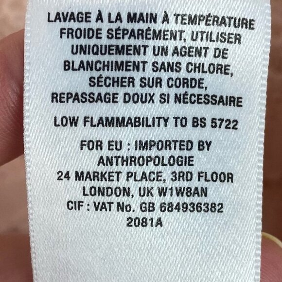 Anthropologie Eloise St. Regis Pink Slip Dress Size Small Lace Sheer Floral Boho - Picture 8 of 10